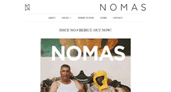 Desktop Screenshot of nomasmagazine.com
