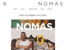 Tablet Screenshot of nomasmagazine.com